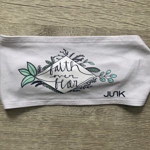 Faith over fear junk headband by Christine Kole